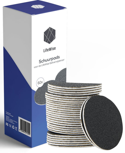 LifeWise Vervangbare Schuurpads voor Elektrische Eeltverwijderaar